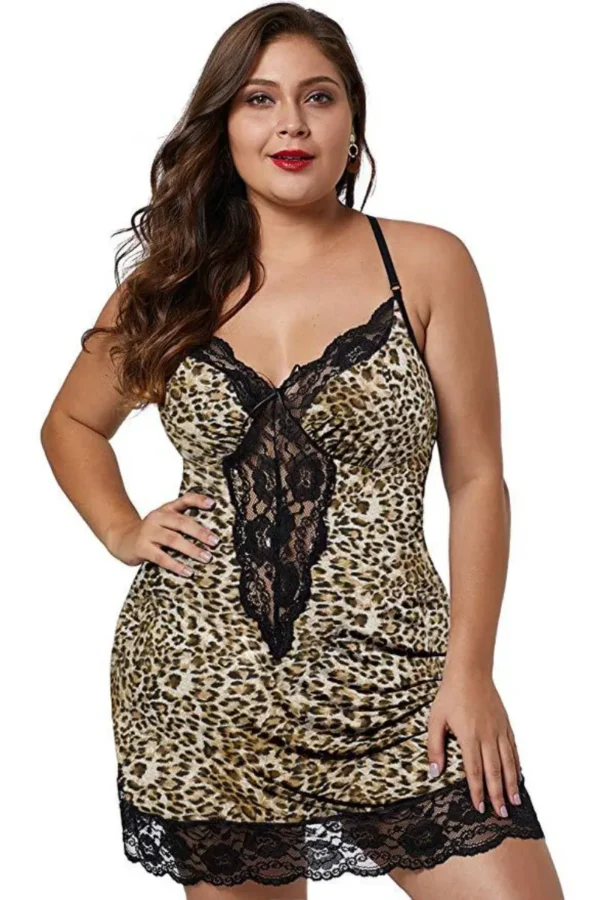 Leopard Print B2B Sexy Lingerie with Lace Trim - Supreme Lingerie B2B sexy leopard print lingerie in leopard pattern with lace