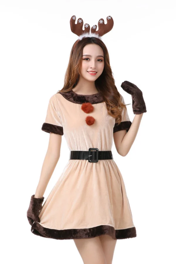 B2B Women's Christmas Lingerie with Reindeer design