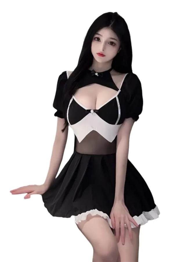 Classic black and white custom sexy loungewear women’s outfit