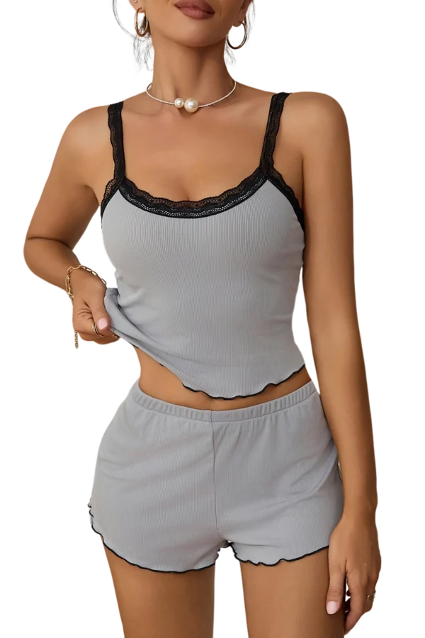 Back view of an OEM vintage lace nightgown in elegant design.