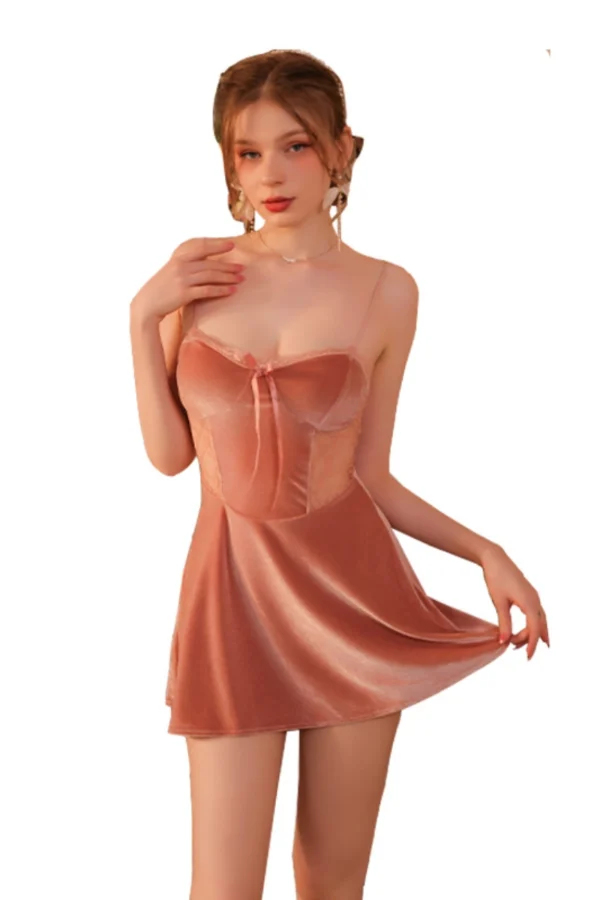 Soft ivory bulk chantilly lace nightgown with delicate lace trim for a luxurious touch.