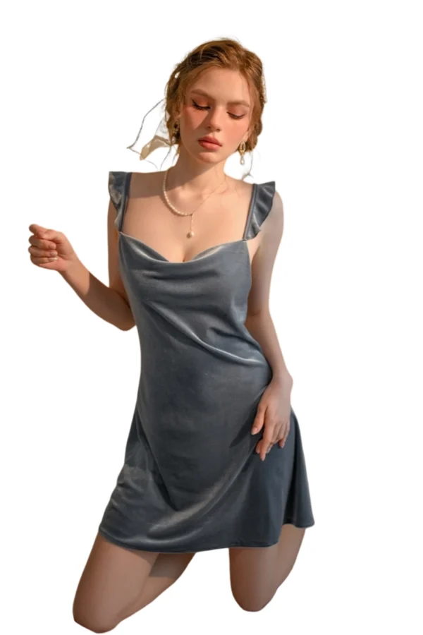 The Bulk Chiffon and Lace Nightgown offering high-quality wholesale nightwear for retailers.