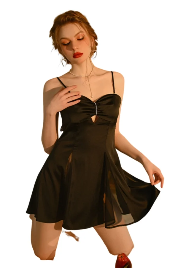 Custom chantilly lace nightgown featuring floral lace design, offering an elegant touch for any collection.