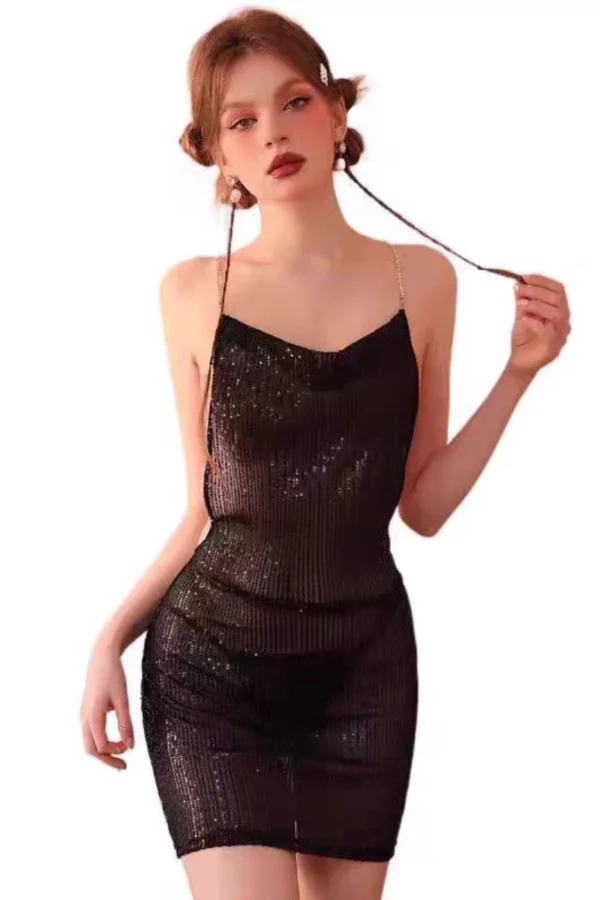 OEM chiffon and lace nightgown featuring detailed lace trim